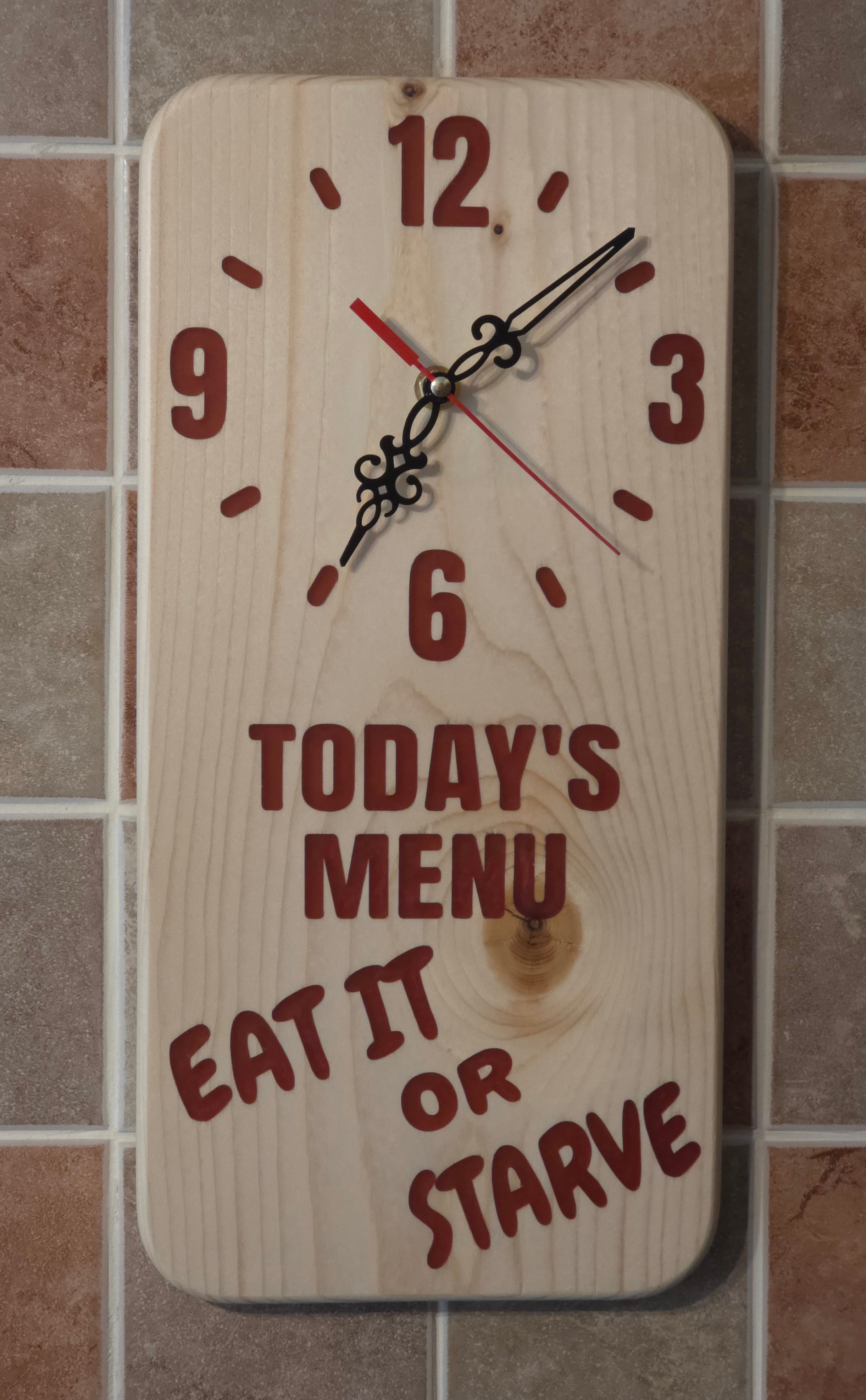 Kitchen wall clock